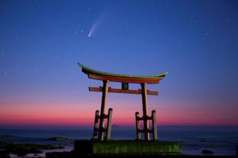 ネオワイズ彗星写真