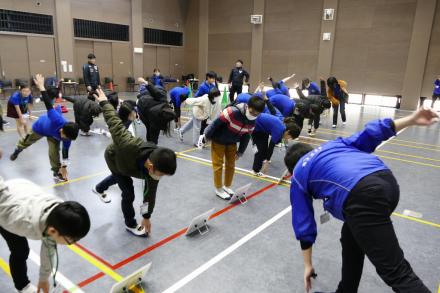 体慣らしのウォーミングアップ 体慣らしのウォーミングアップ