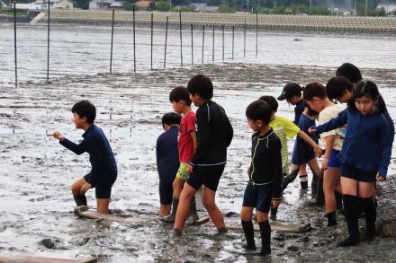 干潟体験初挑戦‼ 干潟体験初挑戦‼