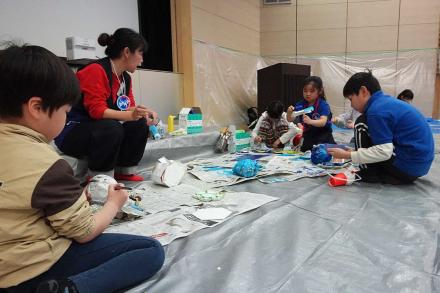 惑星づくりを楽しむ受講生