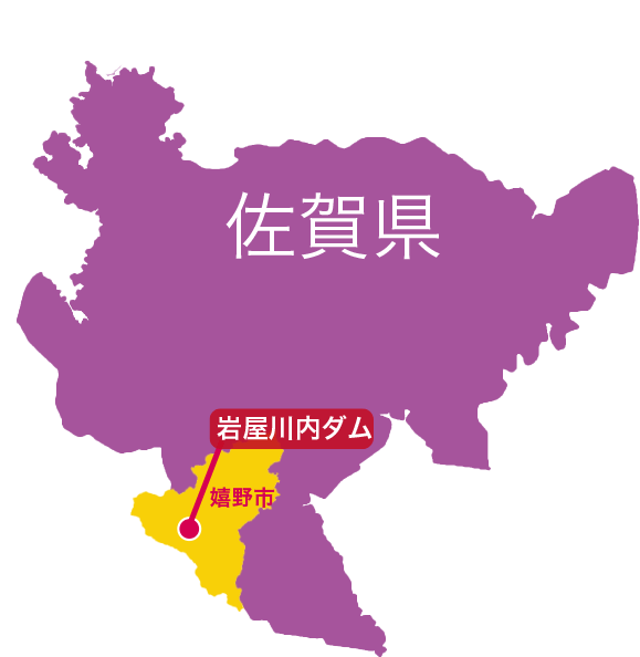 岩屋川内ダム地図