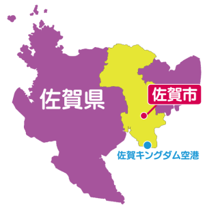 佐賀空港地図